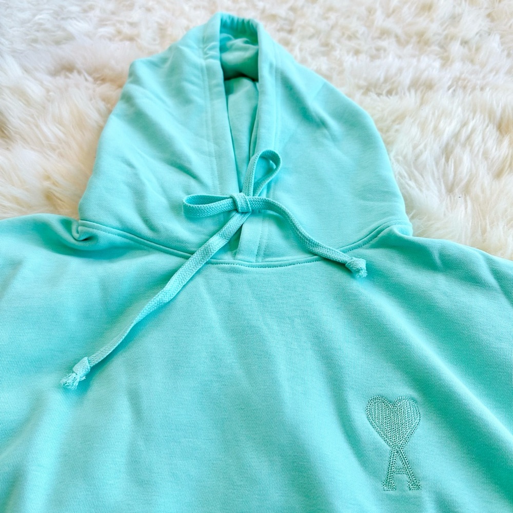 AMI Tiffany Blue Hoodie/Sweatshirt - Picture 3 of 7